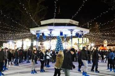 Ice Skating in Hyde Park