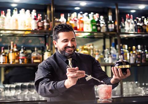 Barman at Mercure London Hyde Park