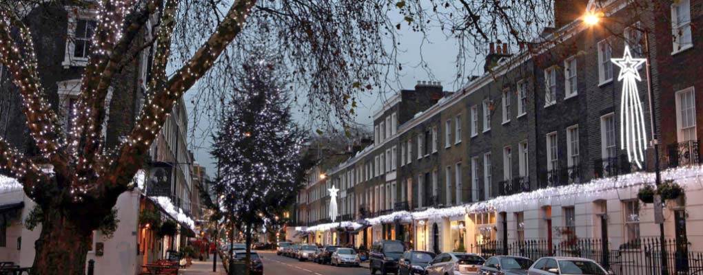 Connaught Village Christmas Lights