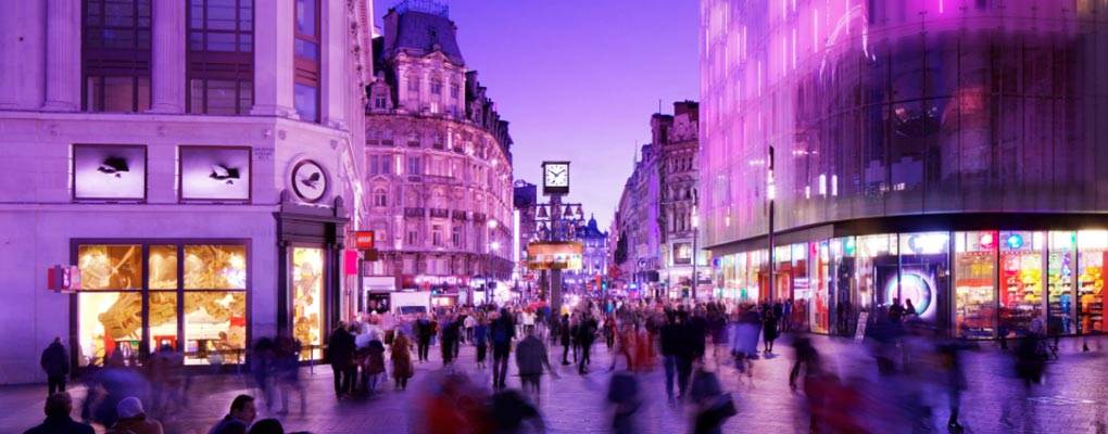 Winter in Leicester Square