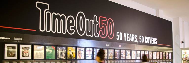 Time Out 50: 50 Years, 50 Covers Exhibition 