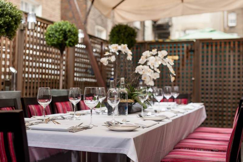 Mercure London Hyde Park Hotel Terrace Dining