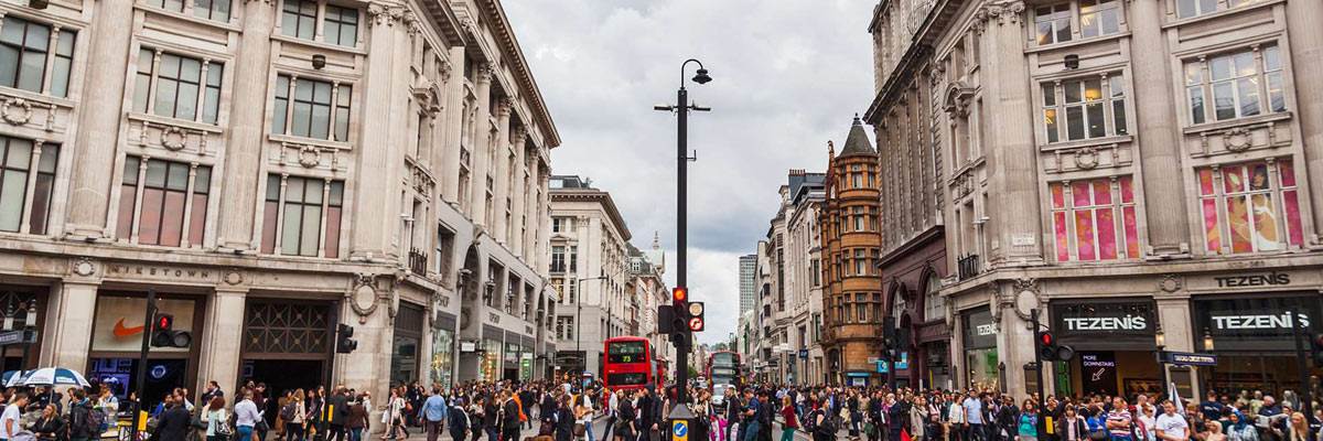 Oxford Street and Regent’s Street